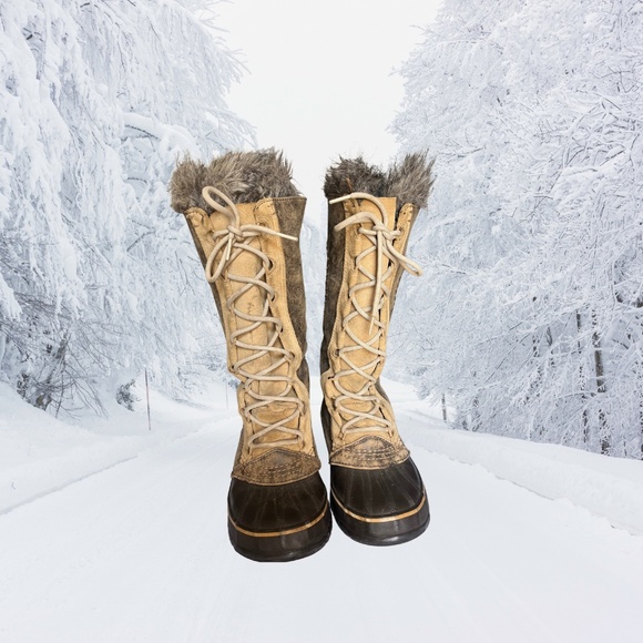 Sorel “Cate the Great” Leather Winter Boots — Women’s Size 6 — Waterproof - Picture 5 of 5